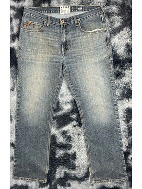 Ariat M4 Relaxed Boot Cut Distressed Denim Jeans